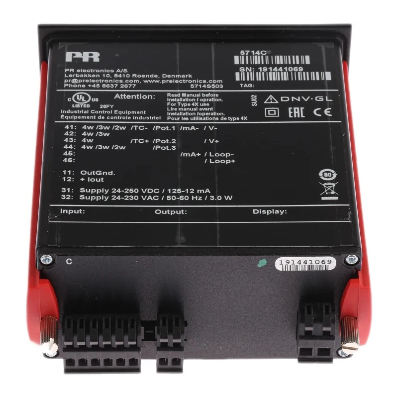 PR Electronics 5700 LED Multi-Function Panel Meter for Voltage Potentiometer Signal Temperature Current Resistance 5714C