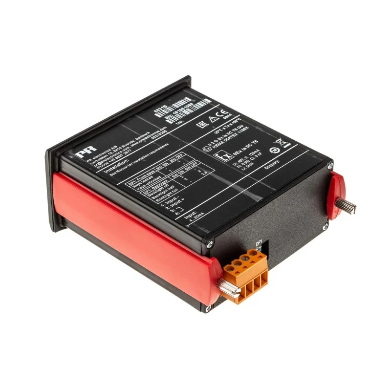 PR Electronics 5500 LCD Digital Panel Multifunction Meter for Current, Loop Powered, 44.5mm x 91.5mm 5531B