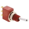 C & K Toggle Switch Panel Mount On-On SPDT Solder Terminal 28 V dc 125 V ac E101SYZQE