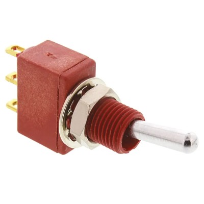 C & K Toggle Switch Panel Mount On-On SPDT Solder Terminal 28 V dc 125 V ac E101SYZQE