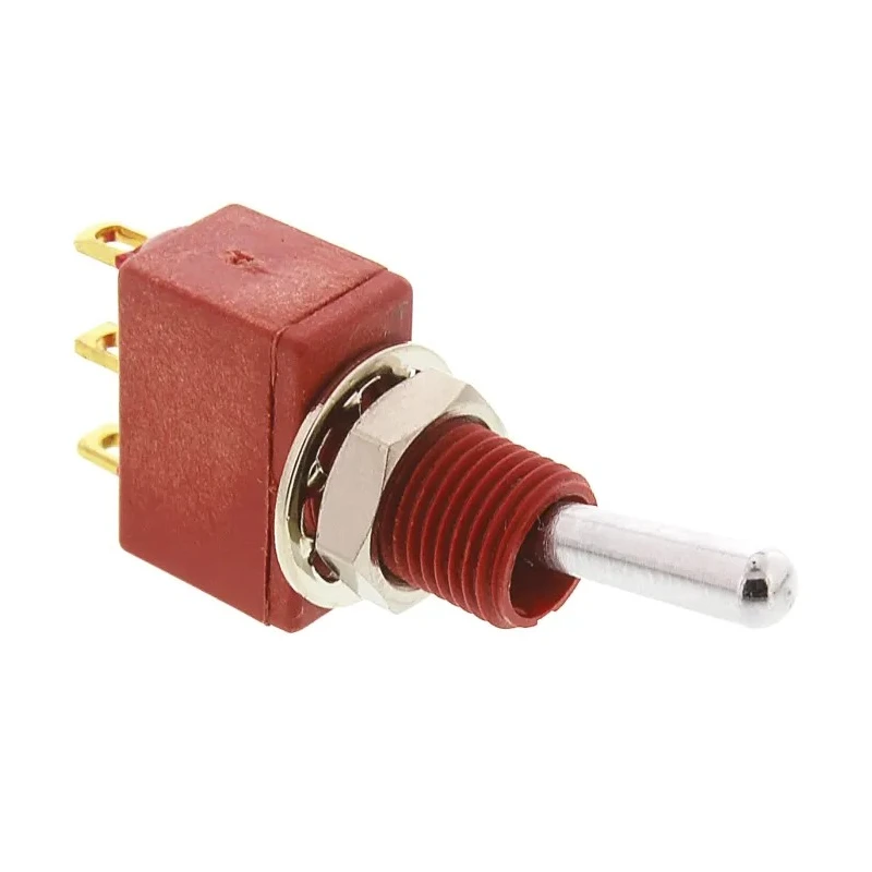 C & K Toggle Switch Panel Mount On-On SPDT Solder Terminal 28 V dc 125 V ac E101SYZQE