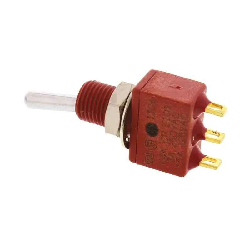 C & K Toggle Switch Panel Mount On-On SPDT Solder Terminal 28 V dc 125 V ac E101SYZQE
