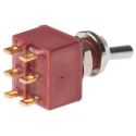 C & K Toggle Switch Panel Mount On-On DPDT, Solder Terminal, 28 V dc, 125 V ac E201SYZQE