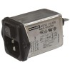 Roxburgh EMC 250 V AC 250 V DC 6A Panel Mount IEC Filter Male 2 Pole Faston RIR306CEH