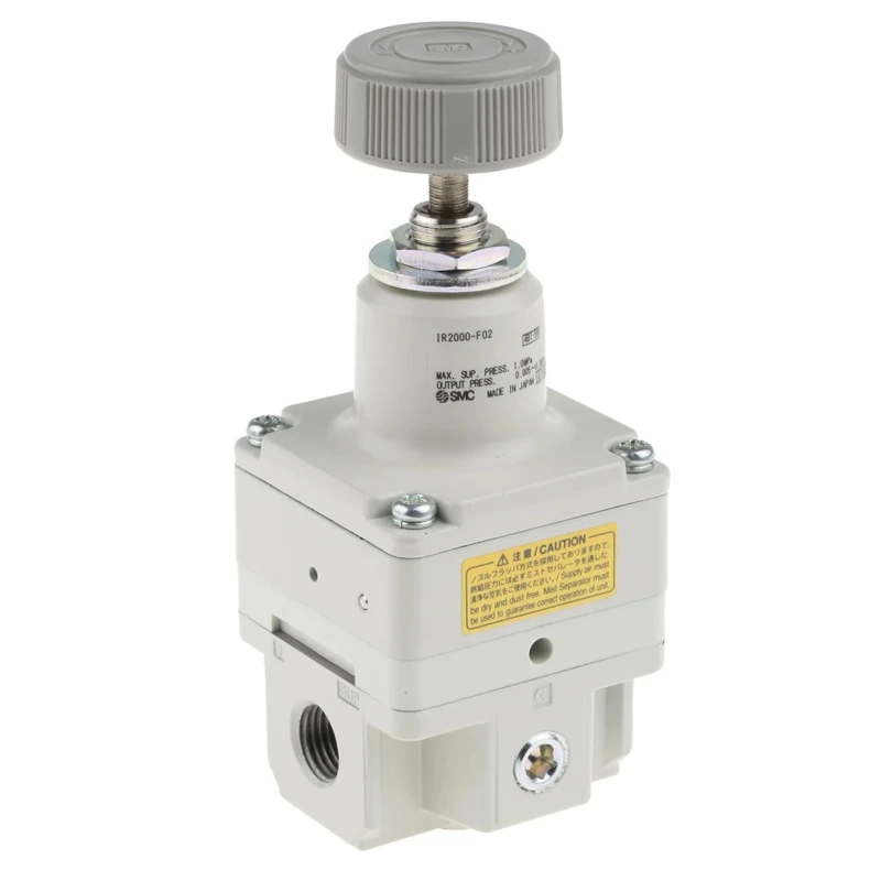 SMC Type G Pneumatic Regulator 1/4 in Port, 0.005 to 0.2 MPa, Maximum Operating Temperature 60°C, IR2000