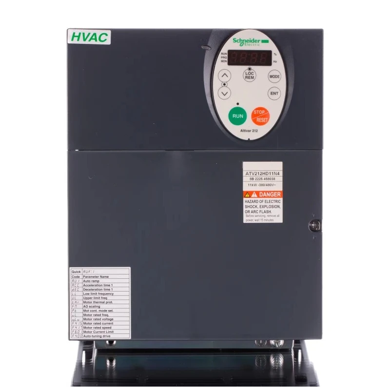 Schneider Electric Inverter Drive 11 kW 3 Phase ATV 212HD11N4 Series 400V AC 22.5A ATV212HD11N4