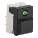 C & K Tactile Switch SPDT 10mA 24 V dc Non-Latching PC Terminal SERL BK GN AU OA