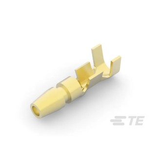 TE Connectivity Uninsulated Crimp Bullet Connector 20 AWG to 14 AWG 4 mm Bullet Diameter Male 170020-3