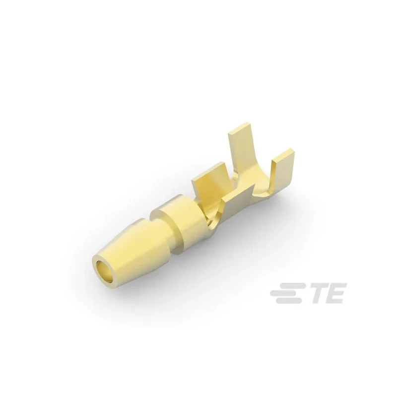 TE Connectivity Uninsulated Crimp Bullet Connector 20 AWG to 14 AWG 4 mm Bullet Diameter Male 170020-3