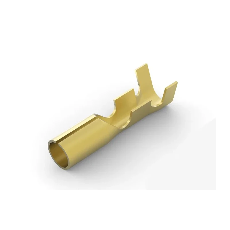 TE Connectivity Uninsulated Crimp Bullet Connector 20 AWG to 16 AWG, 3.56 mm Bullet Diameter Male 170021-3
