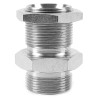 Parker Hydraulic Straight Threaded Adapter G, 60°, Steel, 11 in Hose ID 16WMK4WL4NMS
