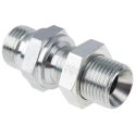 Parker Hydraulic Straight Threaded Adapter 60° Zinc Plated Steel 120°C 8WMK4WL4NMS