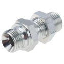 Parker Hydraulic Straight Threaded Adapter 60° Zinc Plated Steel 120°C 8WMK4WL4NMS