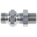 Parker Hydraulic Straight Threaded Adapter 60° Zinc Plated Steel 120°C 8WMK4WL4NMS