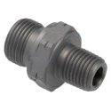Parker Hydraulic Straight Threaded Adapter Male G Steel 0.375 in Hose ID 6F3MK4S