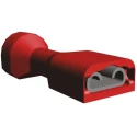 TE Connectivity Ultra-Fast .187 Red Insulated Female Spade Connector Crimp 4.75 x 0.81 mm Tab Size 22 AWG to 18 2-520274-2