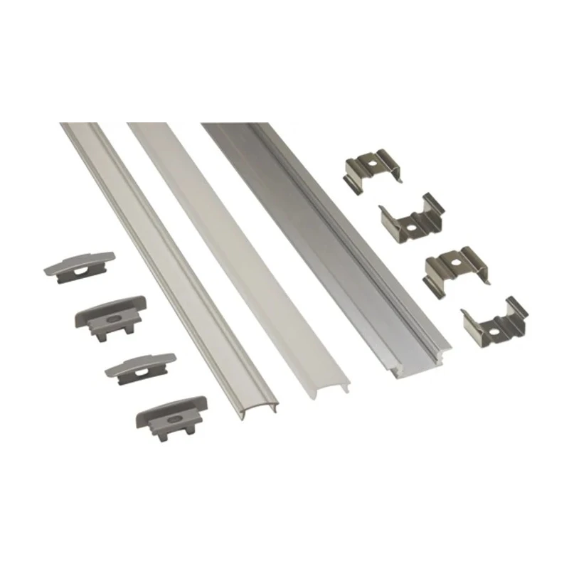 PowerLED Aluminium Recessed LED Mount for Flexible LED Strips 1 m Length 25 mm Width EXT3
