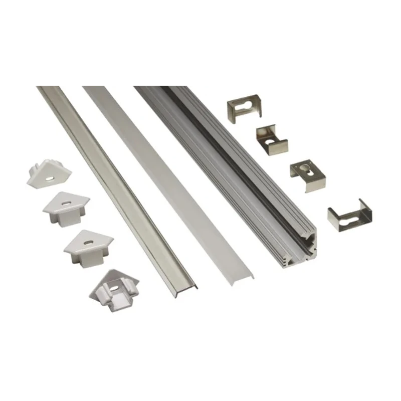PowerLED Aluminium LED Mount Channel for Flexible LED Strips 1 m Length 19 mm Width EXT4