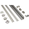 PowerLED Aluminium LED Mount Channel for Flexible LED Strips 1 m Length 19 mm Width EXT4