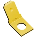 TE Connectivity FASTON 250 Yellow Uninsulated Male Spade Connector 6.35 x 0.81 mm Tab Size 60465-1