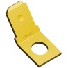 TE Connectivity FASTON 250 Yellow Uninsulated Male Spade Connector 6.35 x 0.81 mm Tab Size 60465-1
