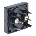 Schurter IP65 Black Tactile Switch Button SPST 80mA 24 V dc MCS 18 IP65