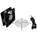 ebm-papst 4000 N Series 115V AC Axial Fan Kit, 180 m³/h Air Flow, 18 W, Protection, 119 mm Frame, 3100 rpm, Backward IP20