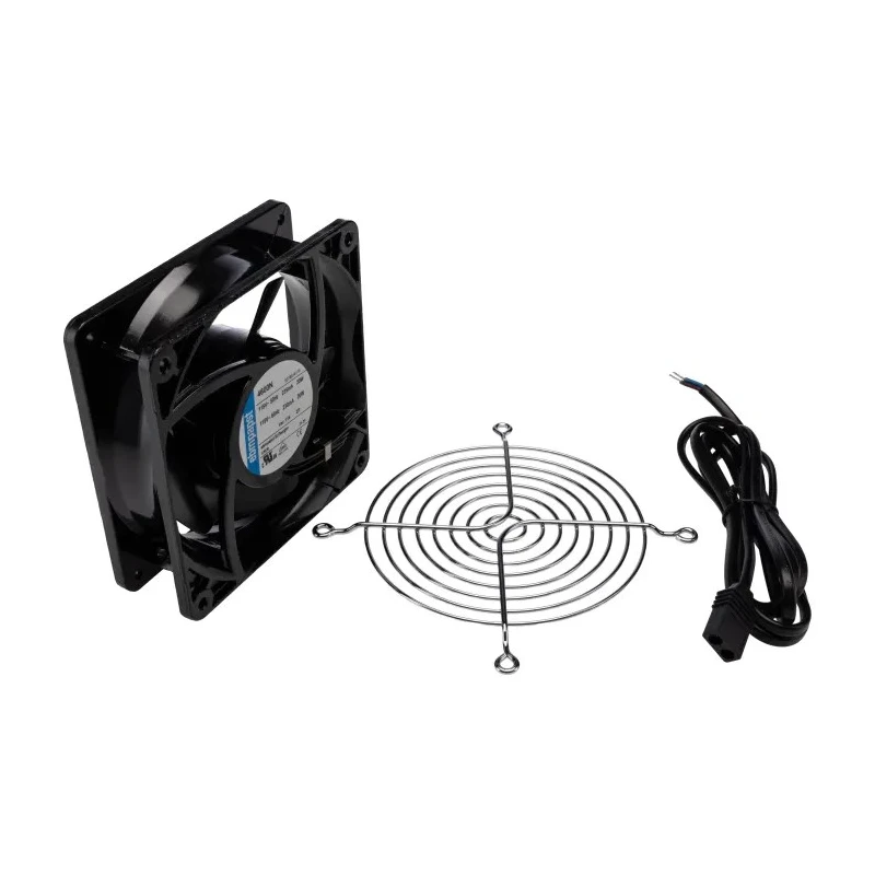 ebm-papst 4000 N Series 115V AC Axial Fan Kit, 180 m³/h Air Flow, 18 W, Protection, 119 mm Frame, 3100 rpm, Backward IP20