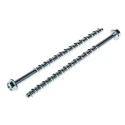 RS PRO Zinc Plated Steel Hexagon Head Anchor Bolt 10 mm Thread Size, 150 mm Length, 8 mm Drill Diameter 174-3314
