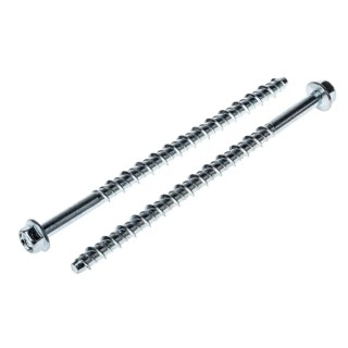 RS PRO Zinc Plated Steel Hexagon Head Anchor Bolt 10 mm Thread Size, 150 mm Length, 8 mm Drill Diameter 174-3314