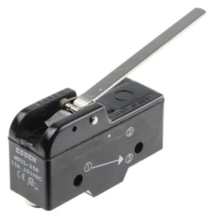 RS PRO Lever Micro Switch Screw Terminal 15A 250 V ac SPCO IP40 797-2570