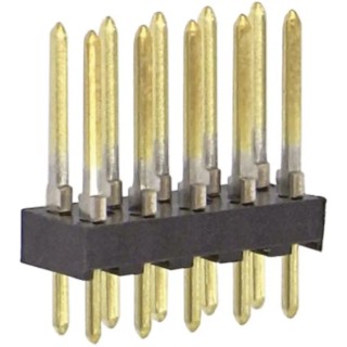 TE Connectivity AMPMODU MOD II Series Straight Through Hole Pin Header 12 Contacts 2.54 mm Pitch 2 Row Unshrouded 87227-6