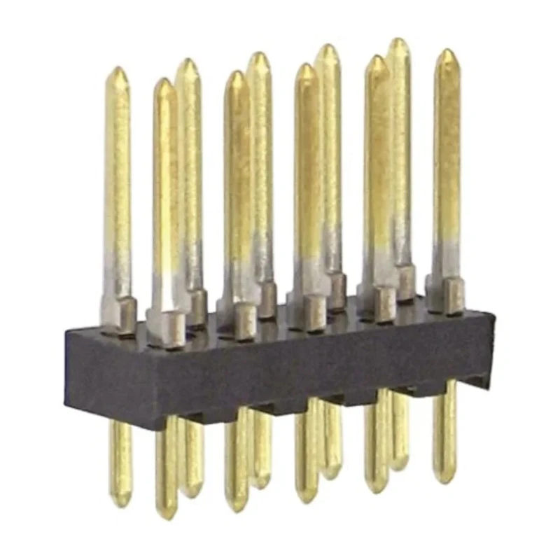 TE Connectivity AMPMODU MOD II Series Straight Through Hole Pin Header 12 Contacts 2.54 mm Pitch 2 Row Unshrouded 87227-6
