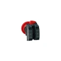 Omron A22NE-P Series Turn Reset Emergency Stop Push Button Panel Mount 22mm Cutout 2 NC IP65 A22NE-P