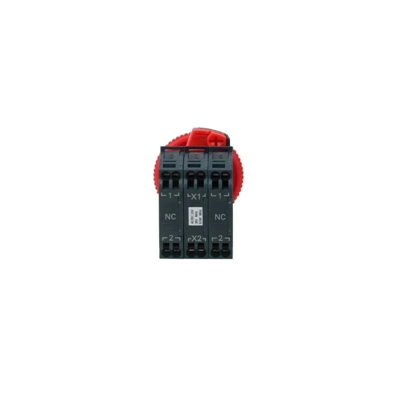 Omron Illuminated Emergency Stop Push Button Panel Mount 22 mm Cutout 2 NC Contacts IP65 A22NE-P