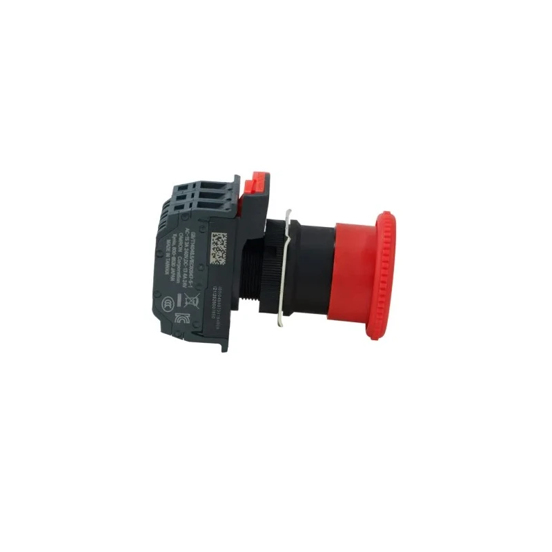 Omron Illuminated Emergency Stop Push Button Panel Mount 22 mm Cutout 2 NC Contacts IP65 A22NE-P
