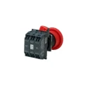 Omron Illuminated Emergency Stop Push Button Panel Mount 22 mm Cutout 2 NC Contacts IP65 A22NE-P