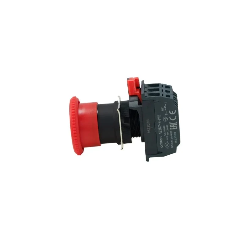 Omron Illuminated Emergency Stop Push Button Panel Mount 22 mm Cutout 2 NC Contacts IP65 A22NE-P