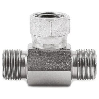 Parker Male G Hydraulic Fitting Steel Zinc Plated 0.375 in Hose ID Maximum Operating Temperature 120°C 6S6MK4S