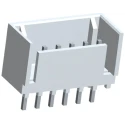 TE Connectivity MTA-100 Series Straight Through Hole Shrouded PCB Header 8 Contacts 2.54 mm Pitch 5A 250V Through 2-644486-8