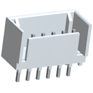 TE Connectivity MTA-100 Series Straight Through Hole Shrouded PCB Header 8 Contacts 2.54 mm Pitch 5A 250V Through 2-644486-8