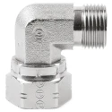 Parker Hydraulic Fitting 60 Degree Steel Zinc Plated 11 in Hose Inside Diameter 16C6MK4S