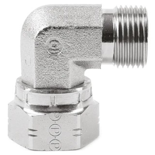 Parker Hydraulic Fitting 60 Degree Steel Zinc Plated 11 in Hose Inside Diameter 16C6MK4S