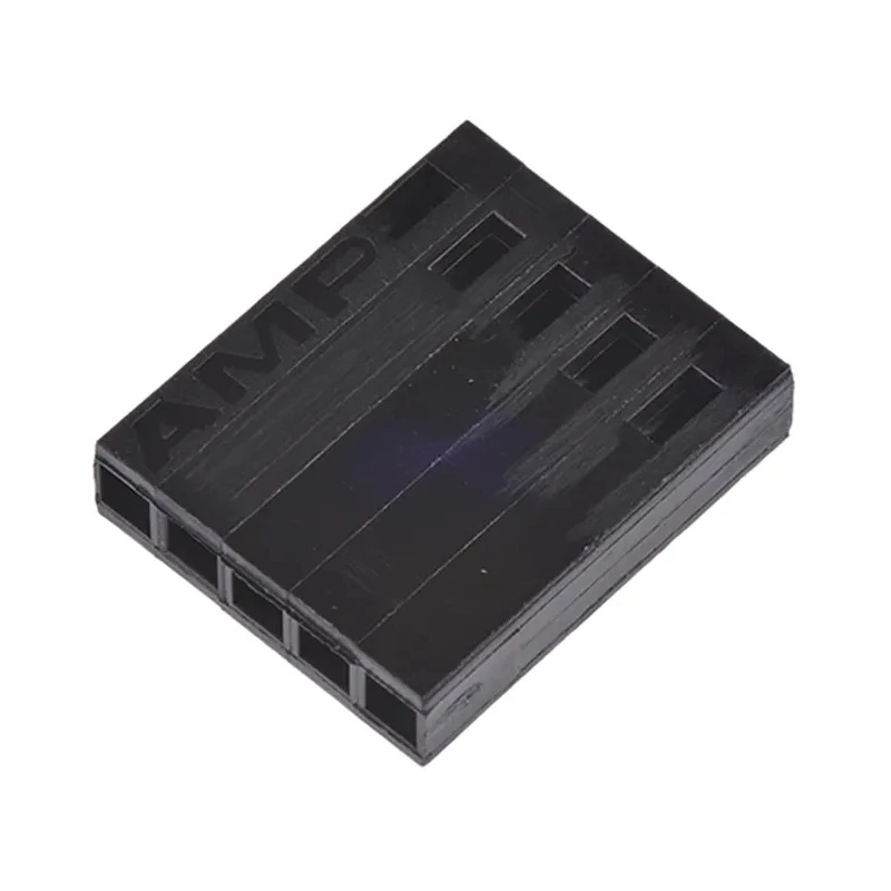TE Connectivity AMPMODU MOD IV Female Connector Housing Cable Mount 2.54 mm Pitch 5 Way 1 Row Straight 1-87499-0