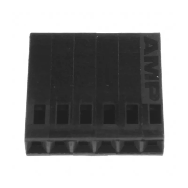 TE Connectivity AMPMODU MOD IV Female Connector Housing 2.54 mm Pitch 6 Way 1 Row Straight 1-87499-2