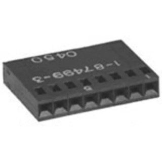 TE Connectivity AMPMODU MOD IV Female Connector Housing 2.54 mm Pitch 7 Way 1 Row Straight 87499-1