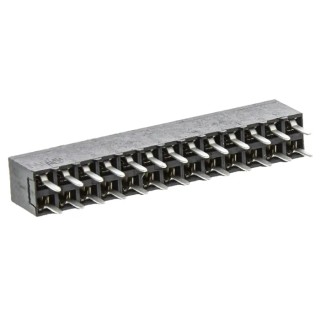 TE Connectivity AMPMODU MOD IV Series Straight Through Hole PCB Socket, 26-Contact, 2 Row, 2.54 mm Pitch Solder 6-534998-3