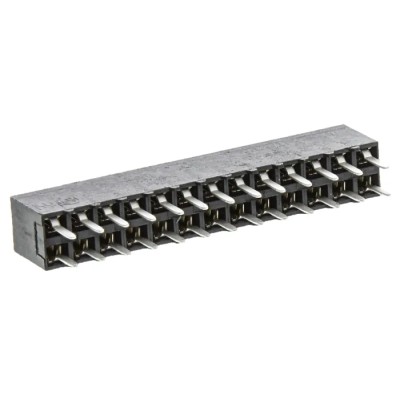 TE Connectivity AMPMODU MOD IV Series Straight Through Hole PCB Socket, 26-Contact, 2 Row, 2.54 mm Pitch Solder 6-534998-3