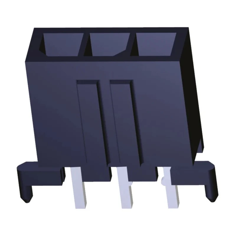 TE Connectivity Micro MATE-N-LOK Series Straight Through Hole PCB Header 3 Contacts 3 mm Pitch 1 Row Shrouded 2-1445093-3