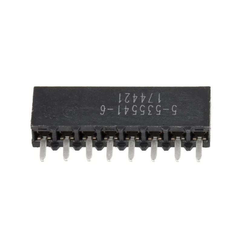 TE Connectivity AMPMODU MOD IV Series Straight Through Hole PCB Socket 8-Contact 1 Row 2.54 mm Pitch Solder 5-535541-6